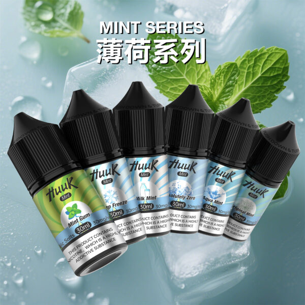【HUUK虎克】HUUK虎克菸油-薄荷系列 | 30mg 30ml | 五大系列 32種超多口味